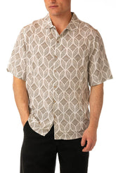 MAGLIA CAMICIA UOMO  BIANCO BWL PARGOWHITE TOOCO